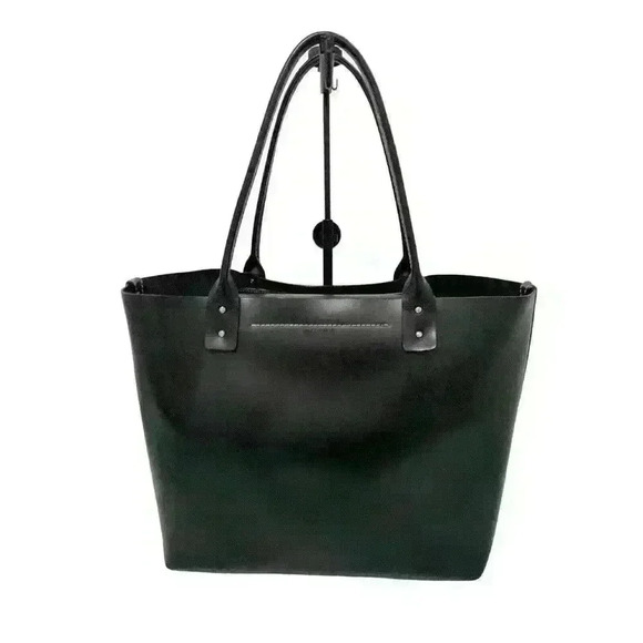 Kate Spade “Have Courage” Black Leather Tote Rare - Picture 3 of 10